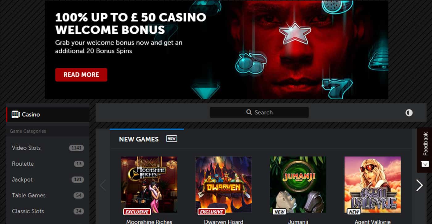 Betsafe Casino Screenshot