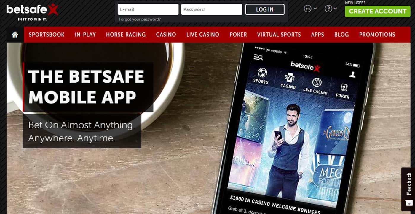 Betsafe Apps Screenshot