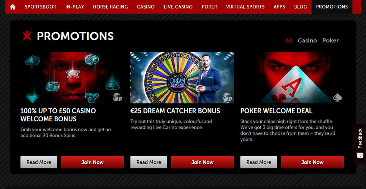 Betsafe Promotions Screenshot