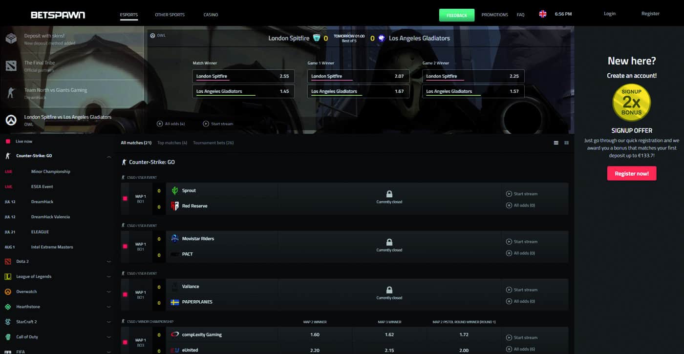 Betspawn CS:GO Screenshot