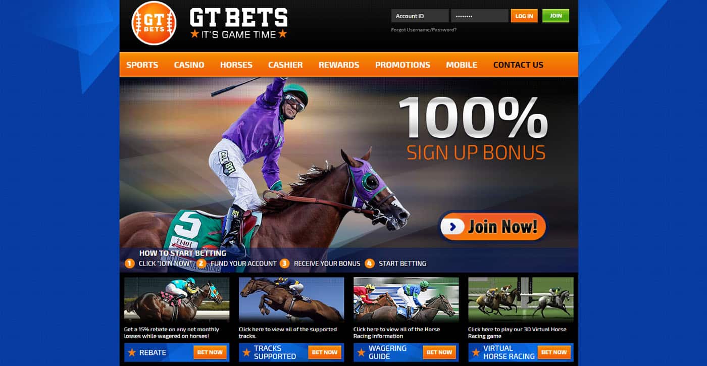 GTBets Horses Screenshot