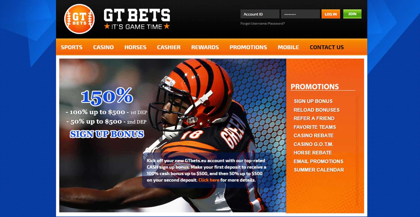 GTBets Promotions Screenshot