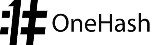 OneHash Black Logo