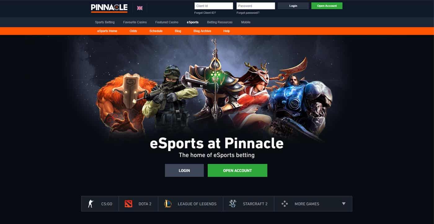 Pinnacle Esports Screenshot