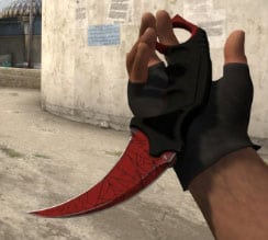 StatTrak Karambit Crimson Web