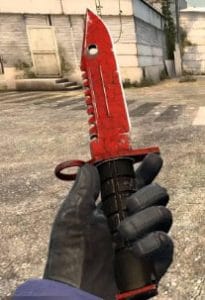 StatTrak M9 Bayonet Crimson Web