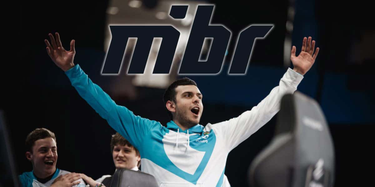 Tarik with MIBR Logo