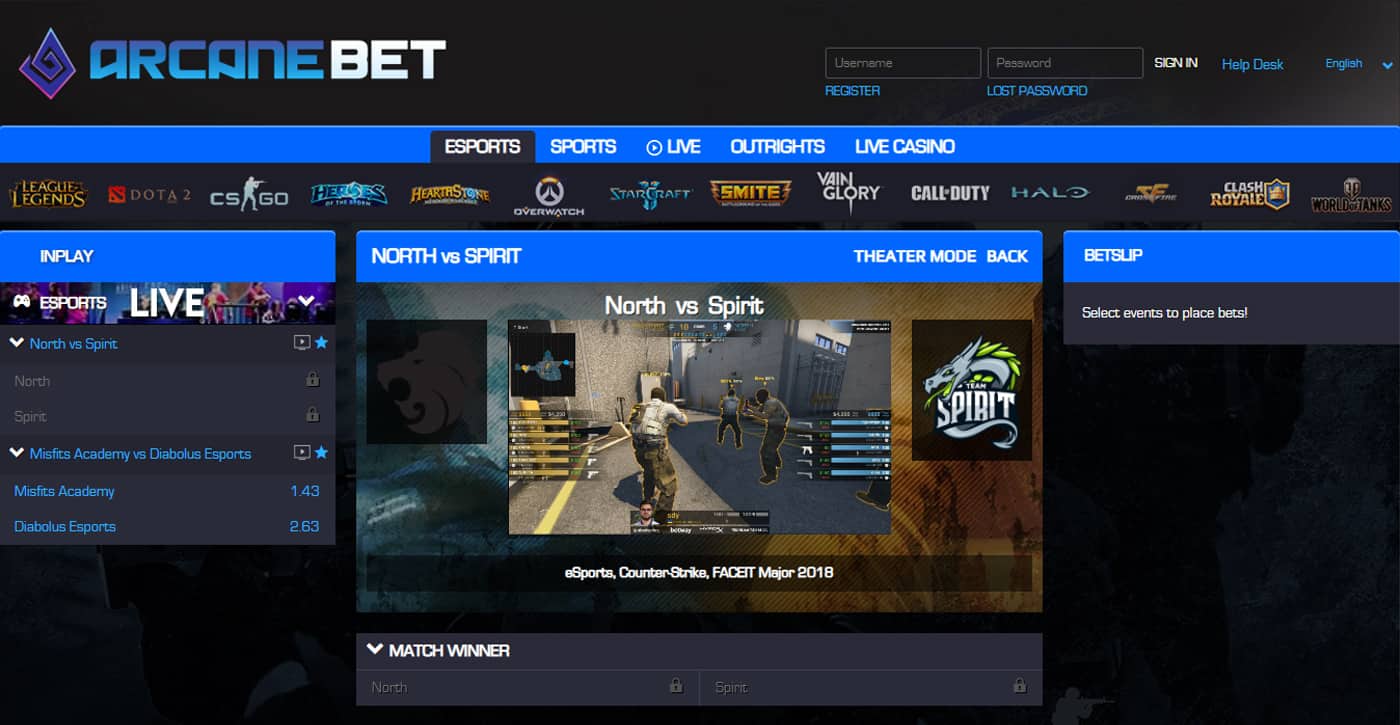 ArcaneBet INPLAY CS:GO Screenshot