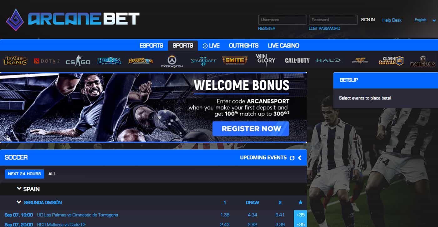 ArcaneBet Sports Screenshot