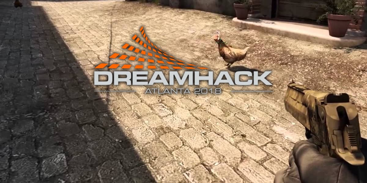 DreamHack Atlanta 2018 Logo on CSGO Background