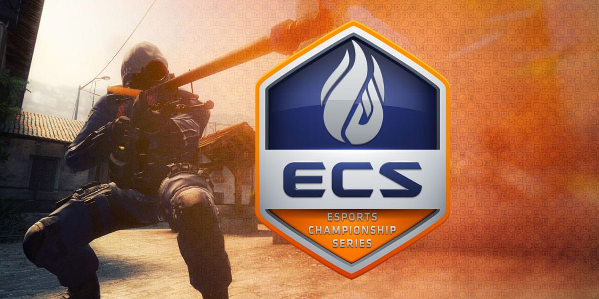 Esports Championship Series Logo on Custom CSGO Background