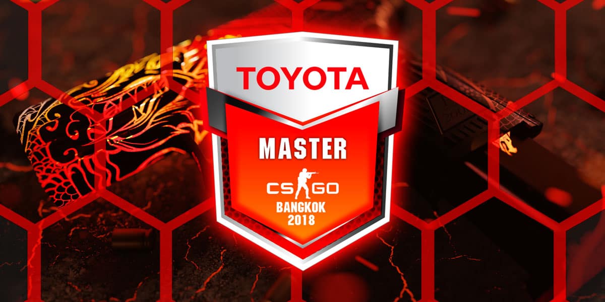 Toyota Master Bangkok 2018 Logo on Custom Background